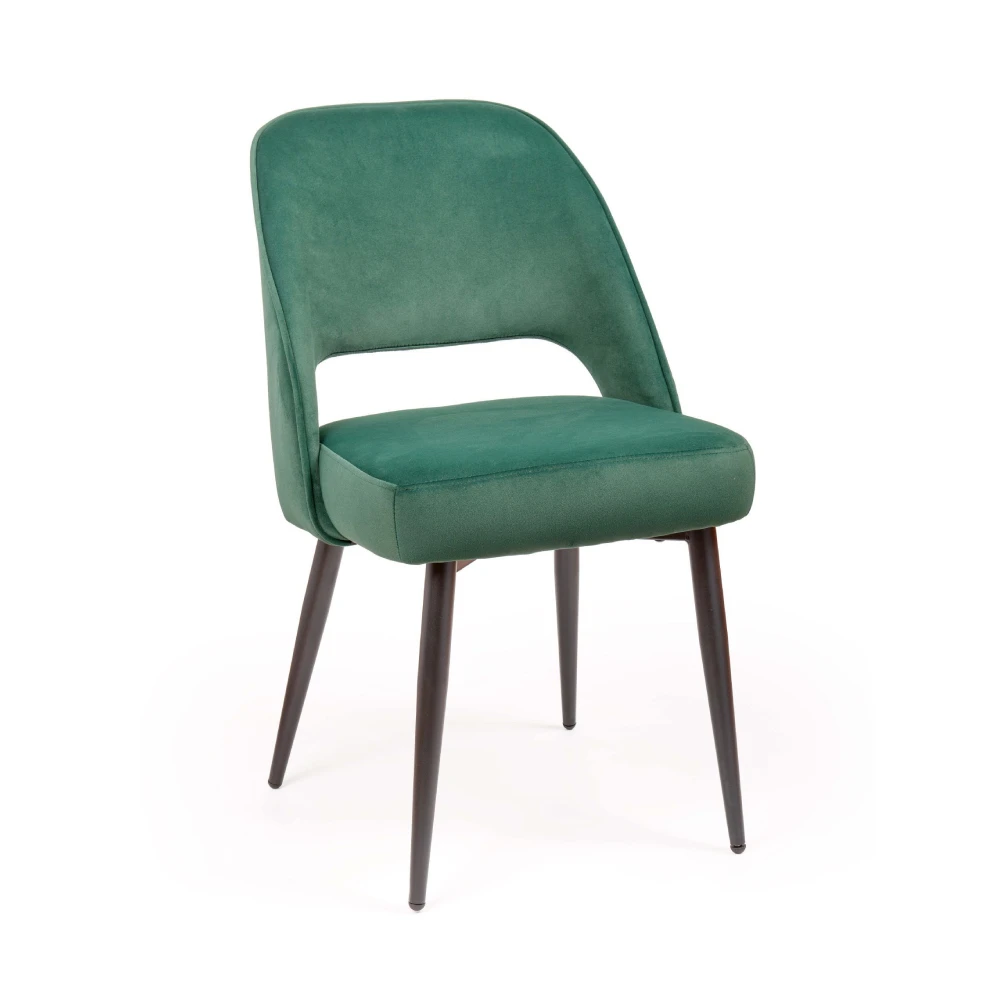 mobiliario-contract-silla terciopelo verde oscuro